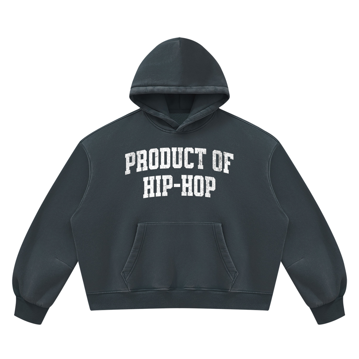 Unisex Vintage Wash Boxy Fleece Hoodie