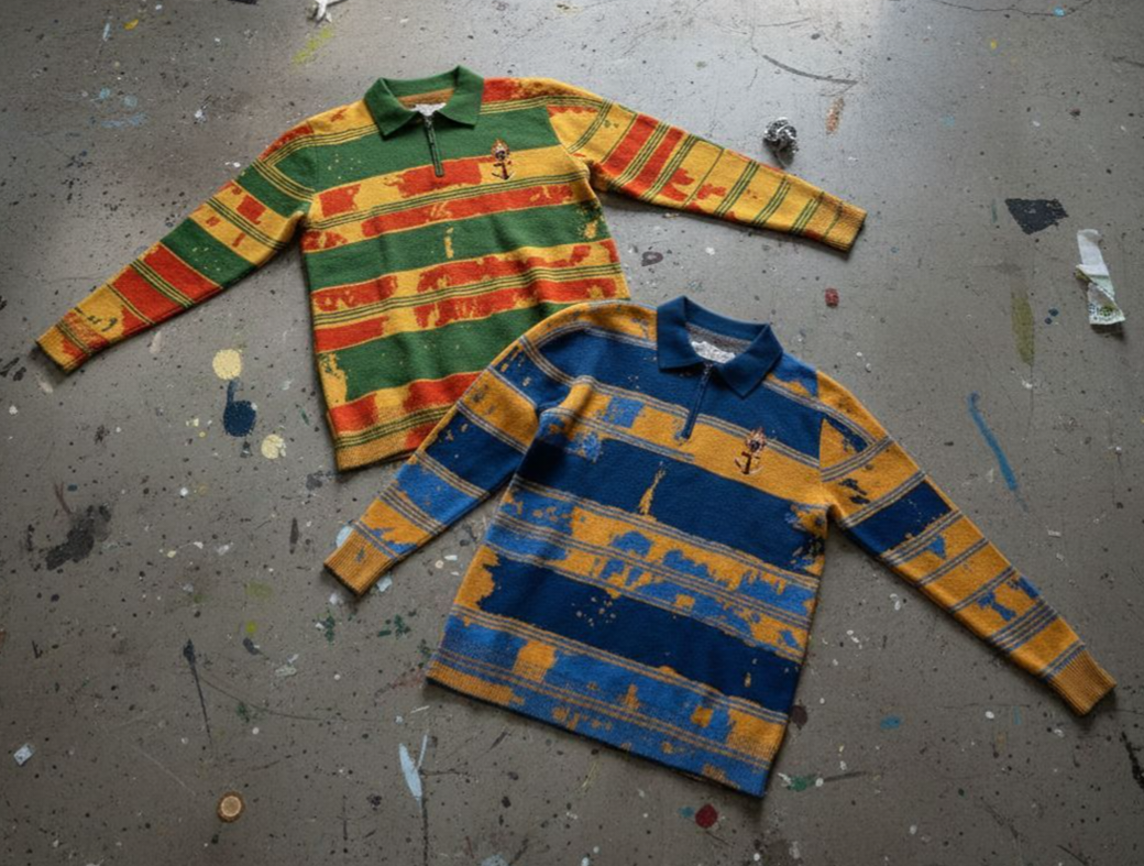 STILLFYA Paintstroke Rugby Knit