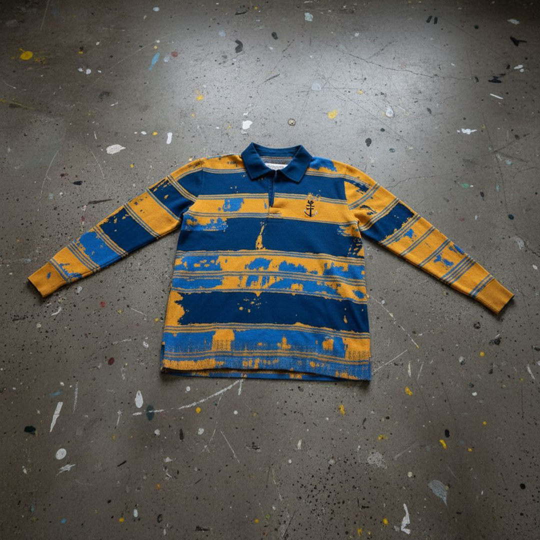 STILLFYA Paintstroke Rugby Knit