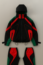 STILL.FYA “Pan-African Warrior” Tracksuit – Black / Red / Green