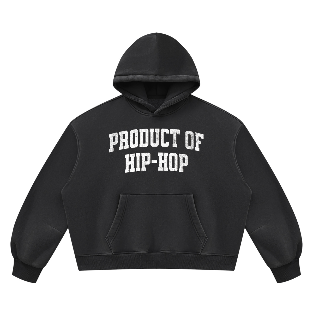 Unisex Vintage Wash Boxy Fleece Hoodie