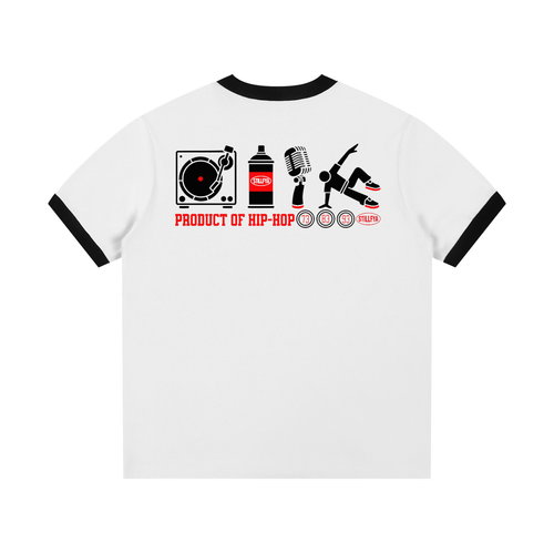 PRODUCT OF HIP-HOP · The Elements — Classic Ringer Tee