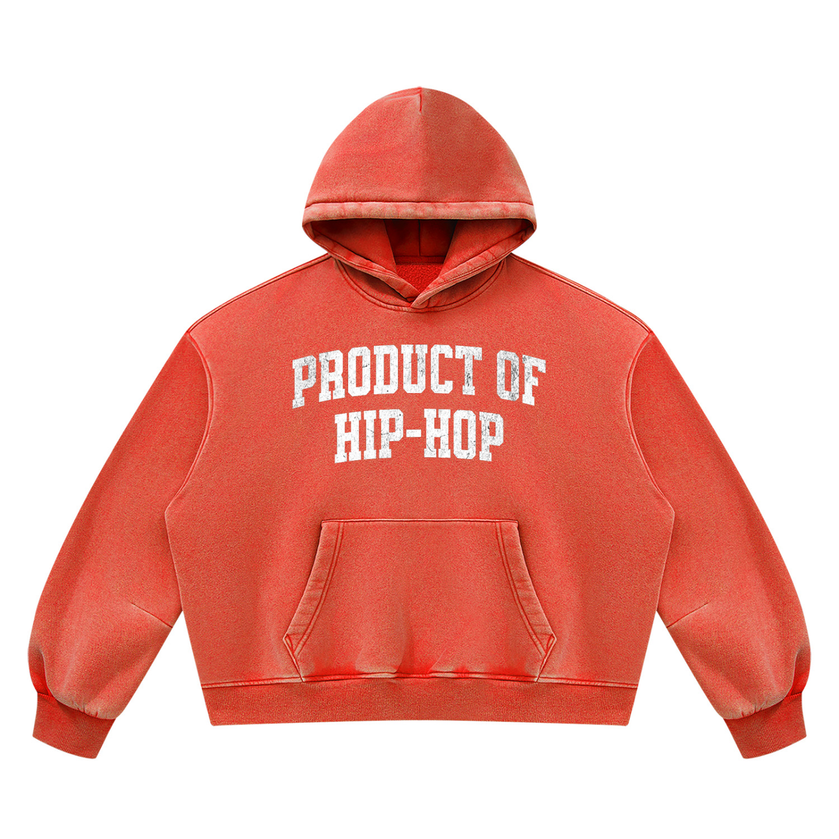 Unisex Vintage Wash Boxy Fleece Hoodie