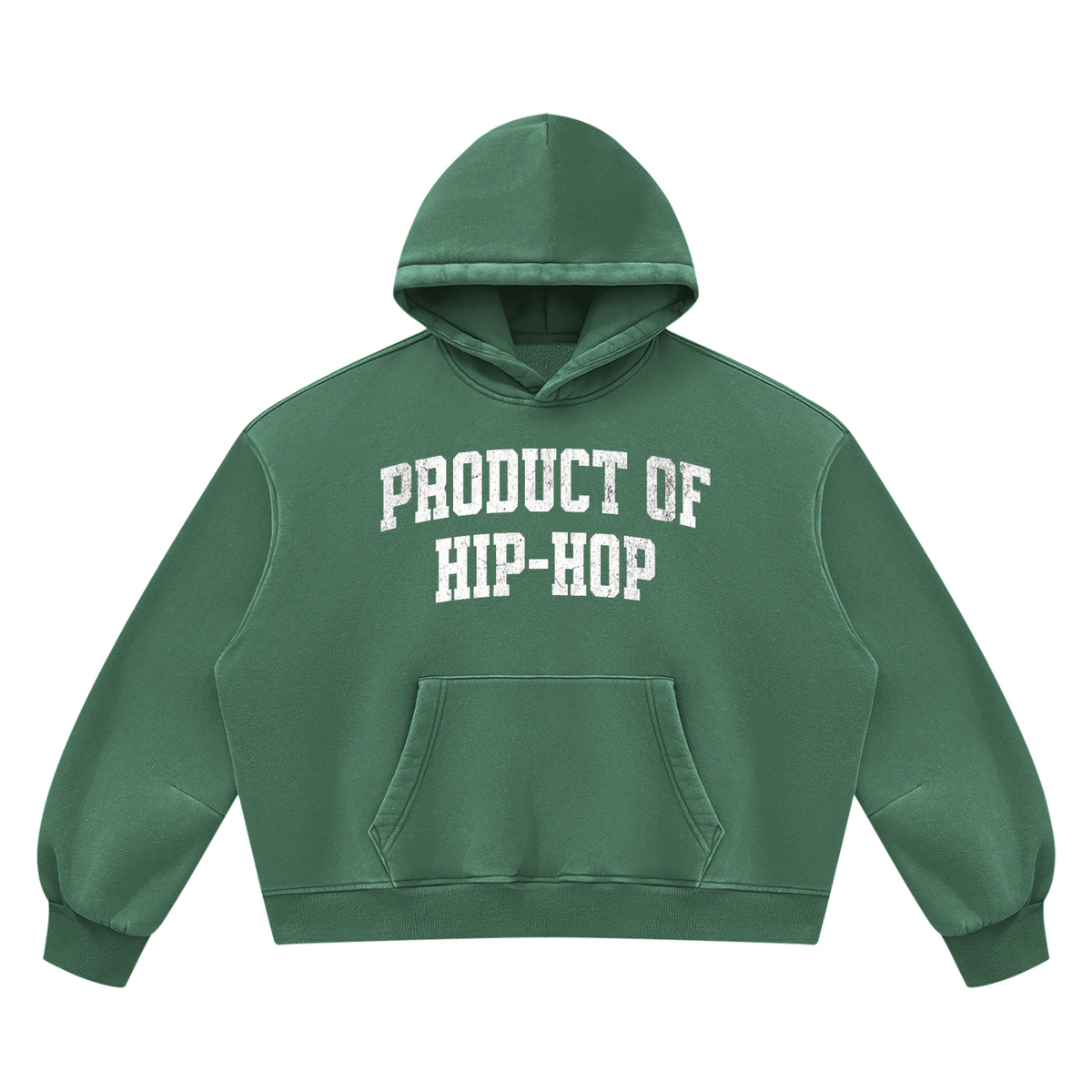 Unisex Vintage Wash Boxy Fleece Hoodie
