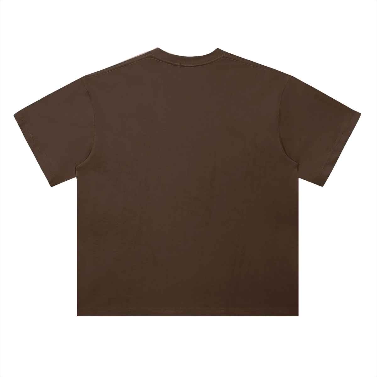PRODUCT OF HIP-HOP Tee — Coffee / Bone Heavyweight Drop Shoulder Cotton T-Shirt