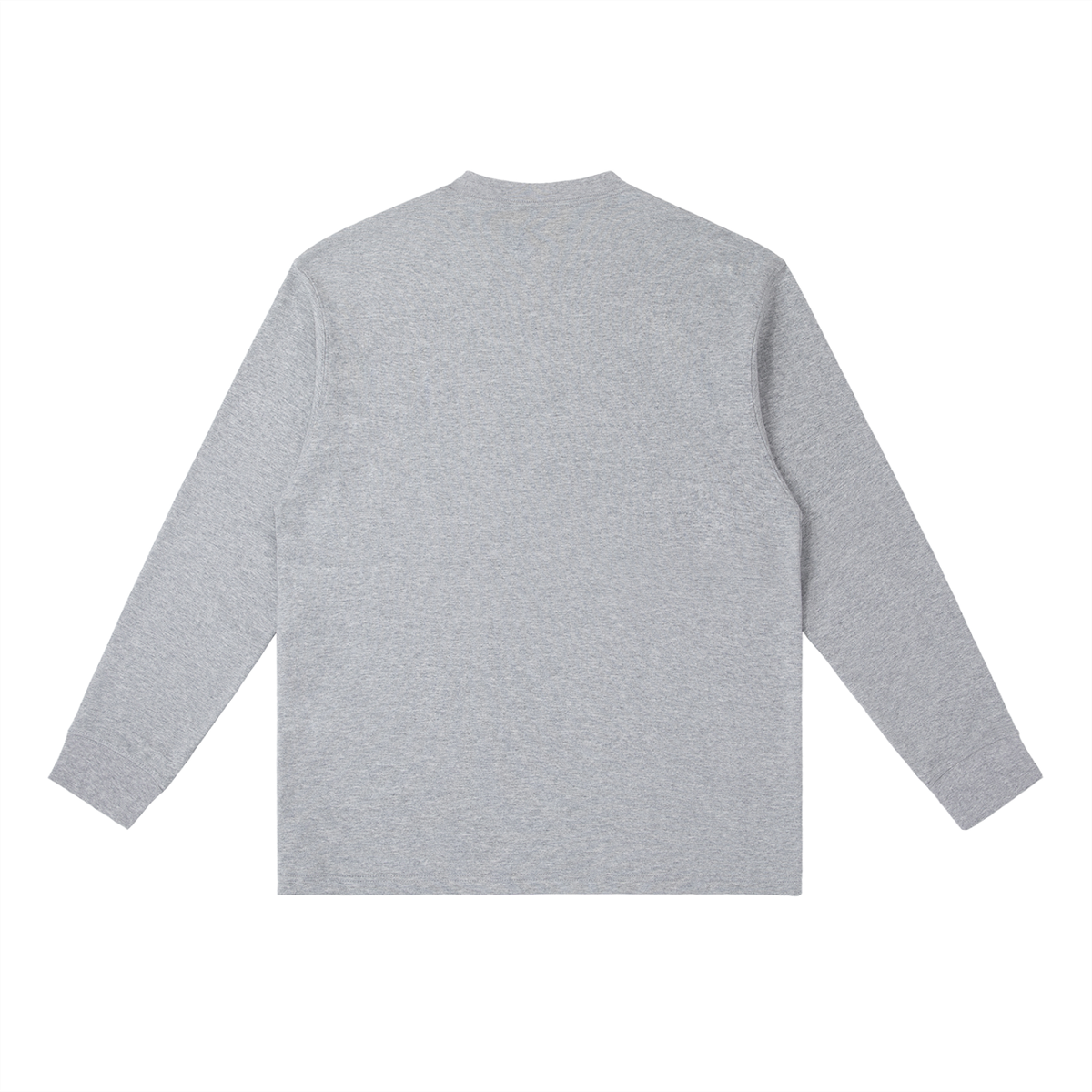 PRODUCT OF HIP-HOP Long Sleeve Tee — Light Gray / Navy Blue