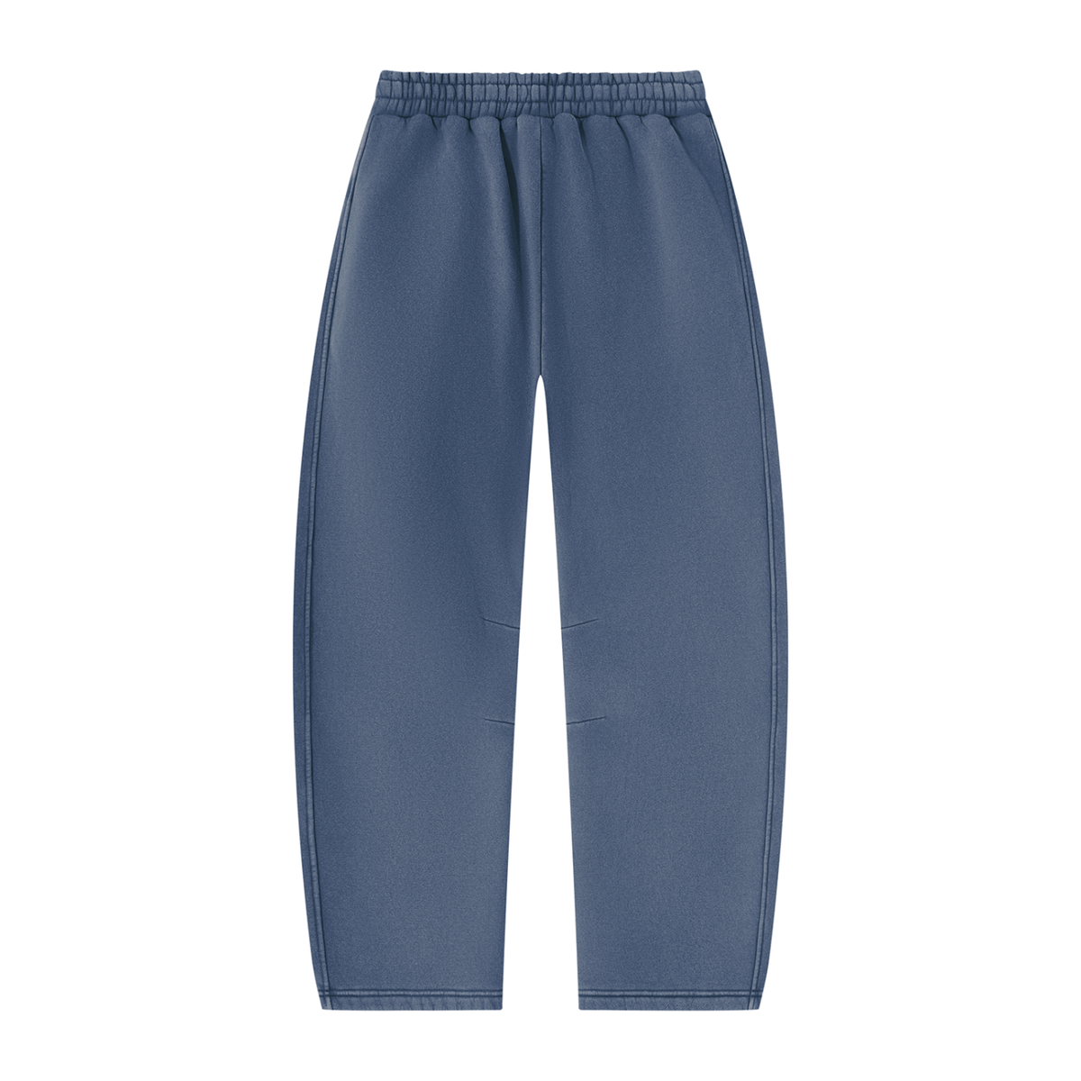 PRODUCT OF HIP-HOP Vintage Wash Barrel Leg Sweatpants — Washed Royal / Navy Blue