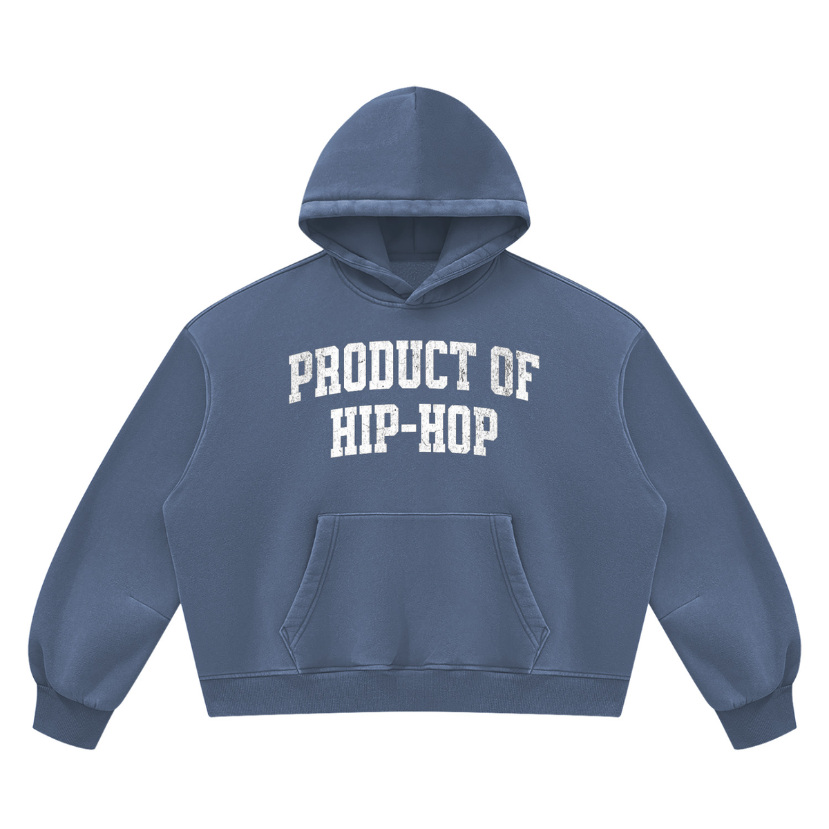 Unisex Vintage Wash Boxy Fleece Hoodie