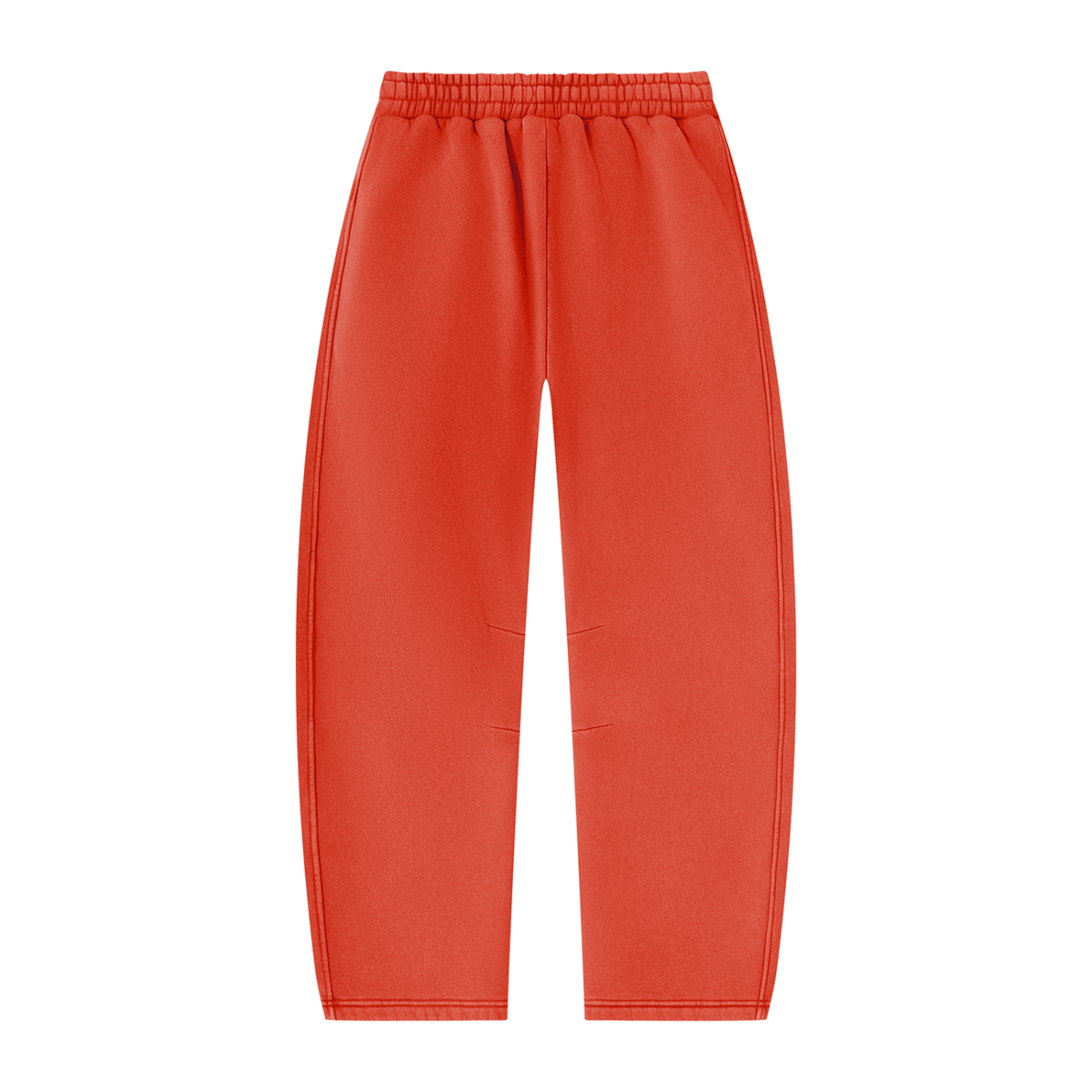 PRODUCT OF HIP-HOP Vintage Wash Barrel Leg Sweatpants — Washed Red / Navy Blue