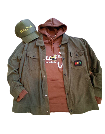 STILL.FYA “Lion of Judah Heritage Jacket” – Olive Corduroy
