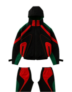 STILL.FYA “Pan-African Warrior” Tracksuit – Black / Red / Green
